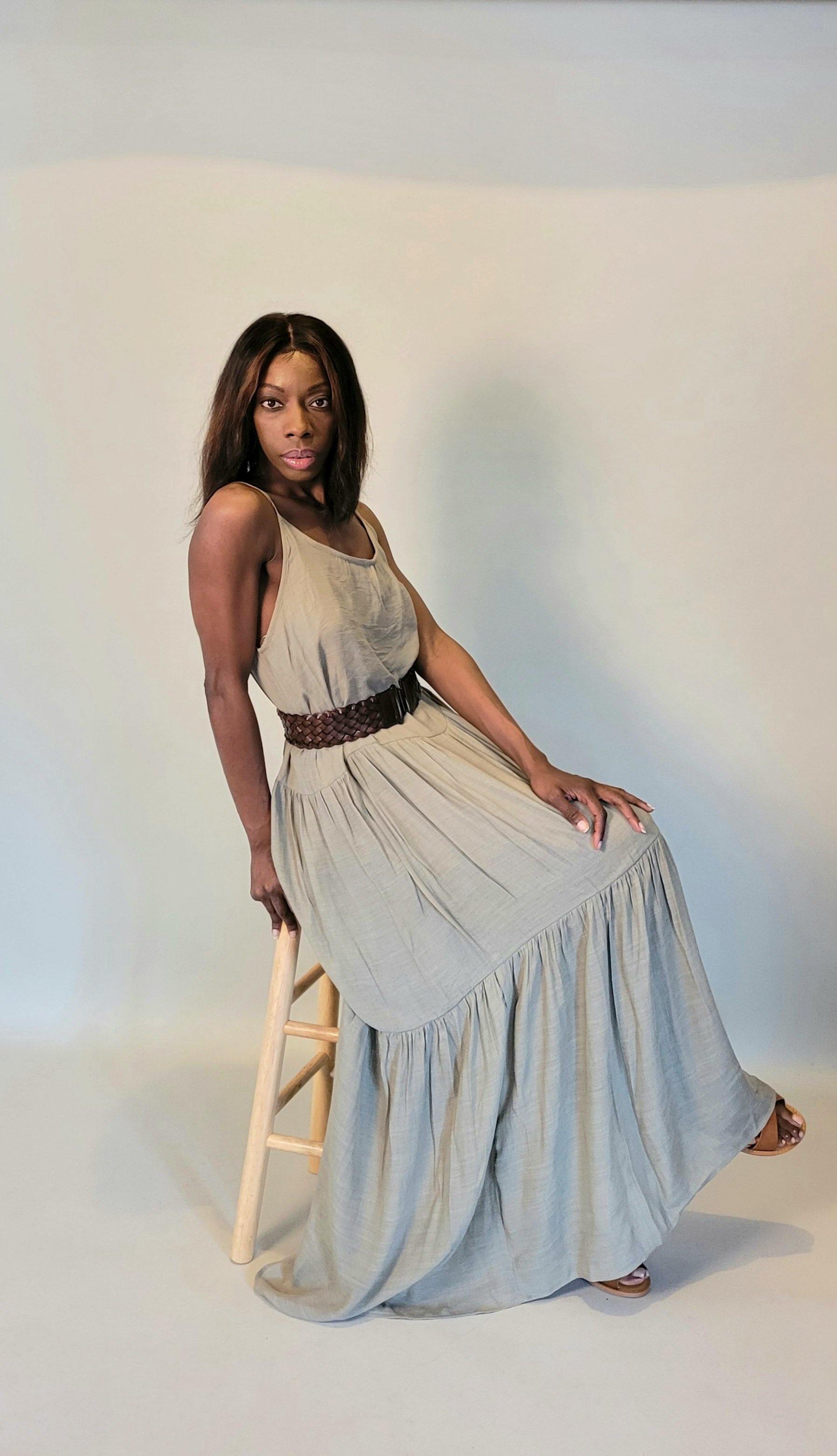helen maxi dress Helen | Satin Maxi Dress